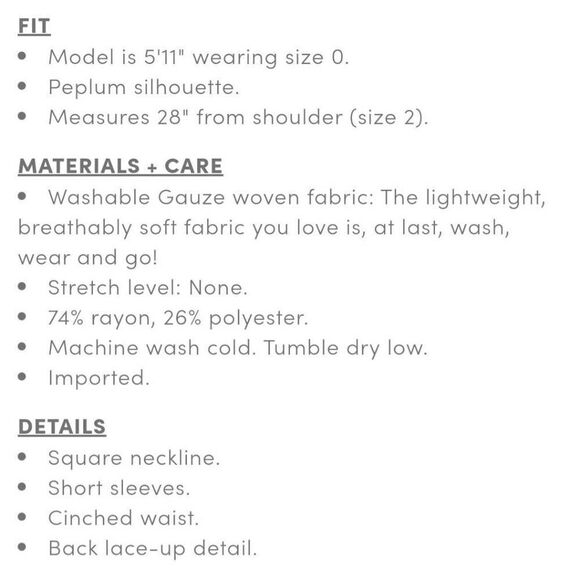 Torrid Women's Plus Size Criss Cross Back Peplum Top - Picture 5 of 5